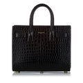 Saint Laurent Nano Sac De Jour Embossed Leather Satchel (SHG-25199)