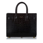 Saint Laurent Nano Sac De Jour Embossed Leather Satchel (SHG-25199)