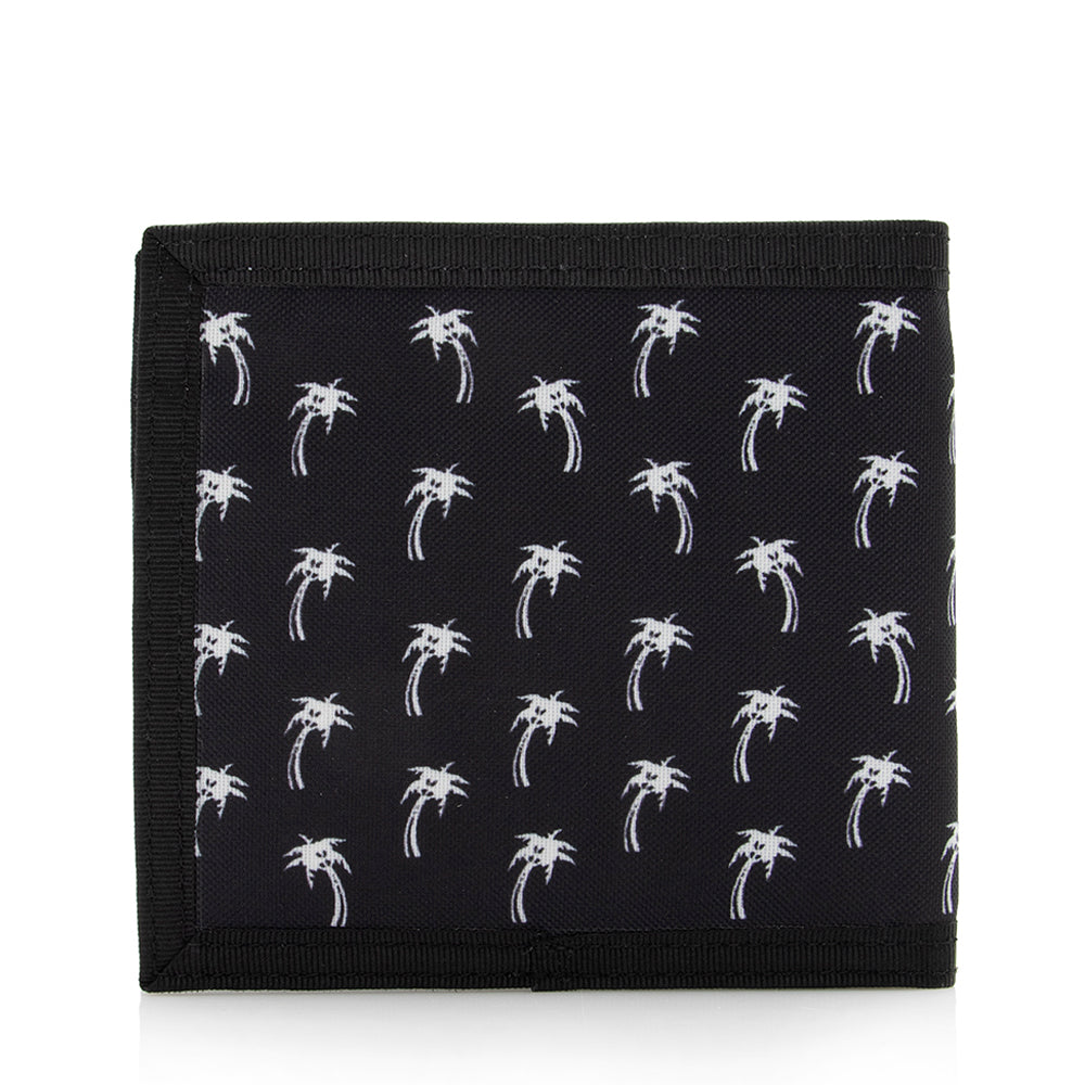 Saint Laurent Canvas Palm Tree Bifold Wallet (SHF-17875)
