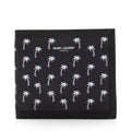 Saint Laurent Canvas Palm Tree Bifold Wallet (SHF-17875)