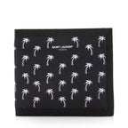 Saint Laurent Canvas Palm Tree Bifold Wallet (SHF-17875)