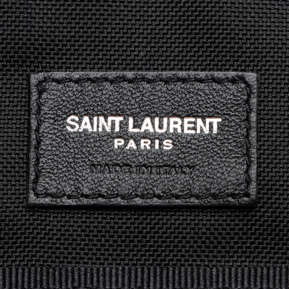 Saint Laurent Canvas Palm Tree Bifold Wallet (SHF-17875)