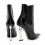 Saint Laurent Patent Leather Opyum Boots - Size 7.5 / 37.5