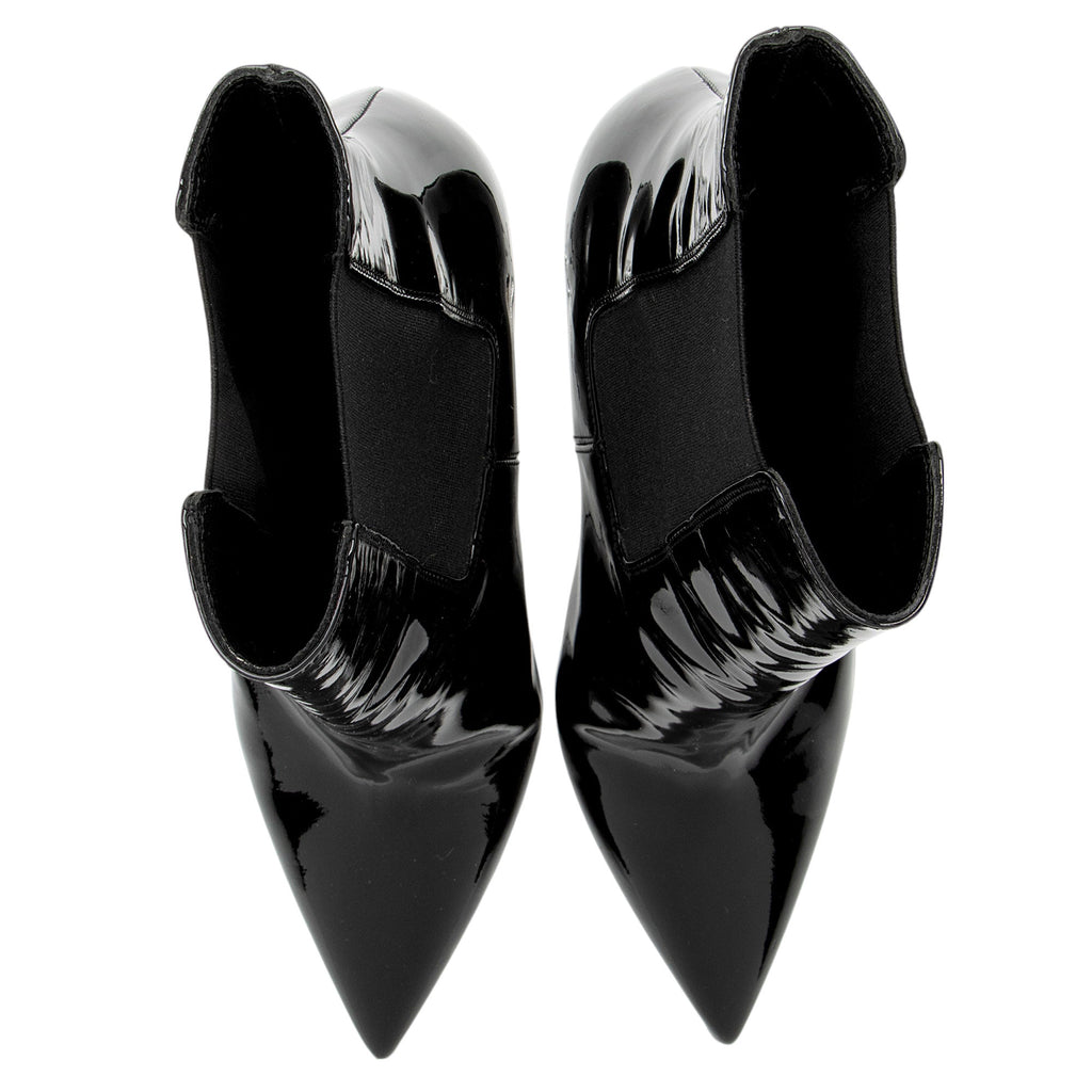Saint Laurent Patent Leather Opyum Boots - Size 7.5 / 37.5