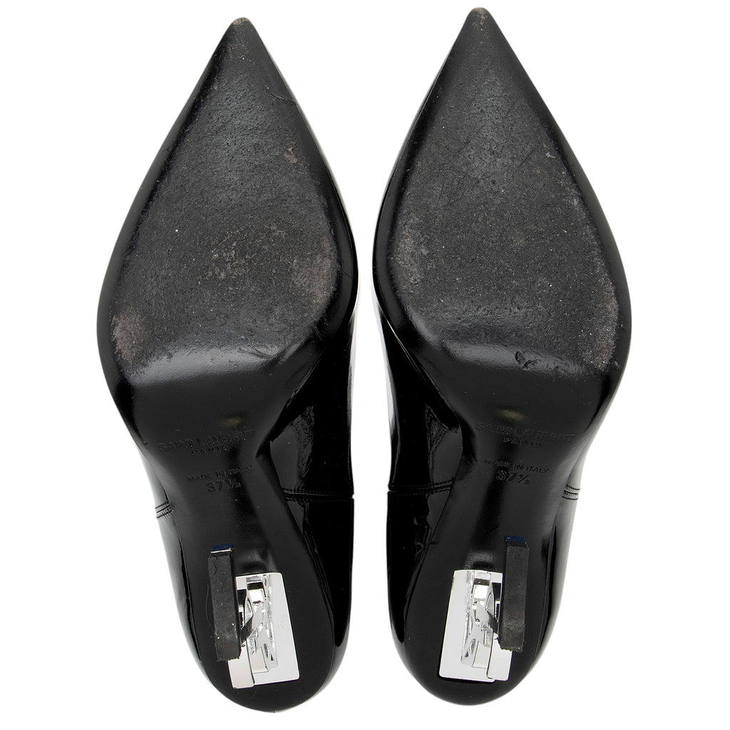 Saint Laurent Patent Leather Opyum Boots - Size 7.5 / 37.5