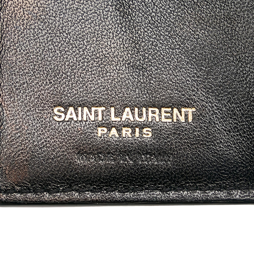 Saint Laurent Patent Leather Small Wallet (SHG-28917)