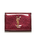 Saint Laurent Patent Leather Small Wallet (SHG-28917)