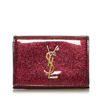 Saint Laurent Patent Leather Small Wallet (SHG-28917)