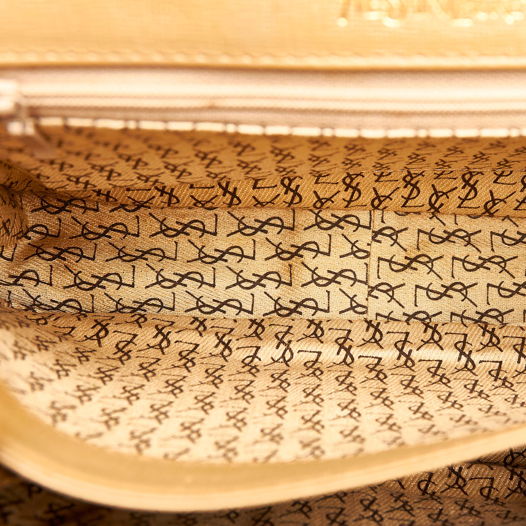 Saint Laurent Printed PVC Crossbody Bag (SHG-26593)