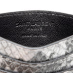Saint Laurent Python Paris Card Case (SHF-19298)
