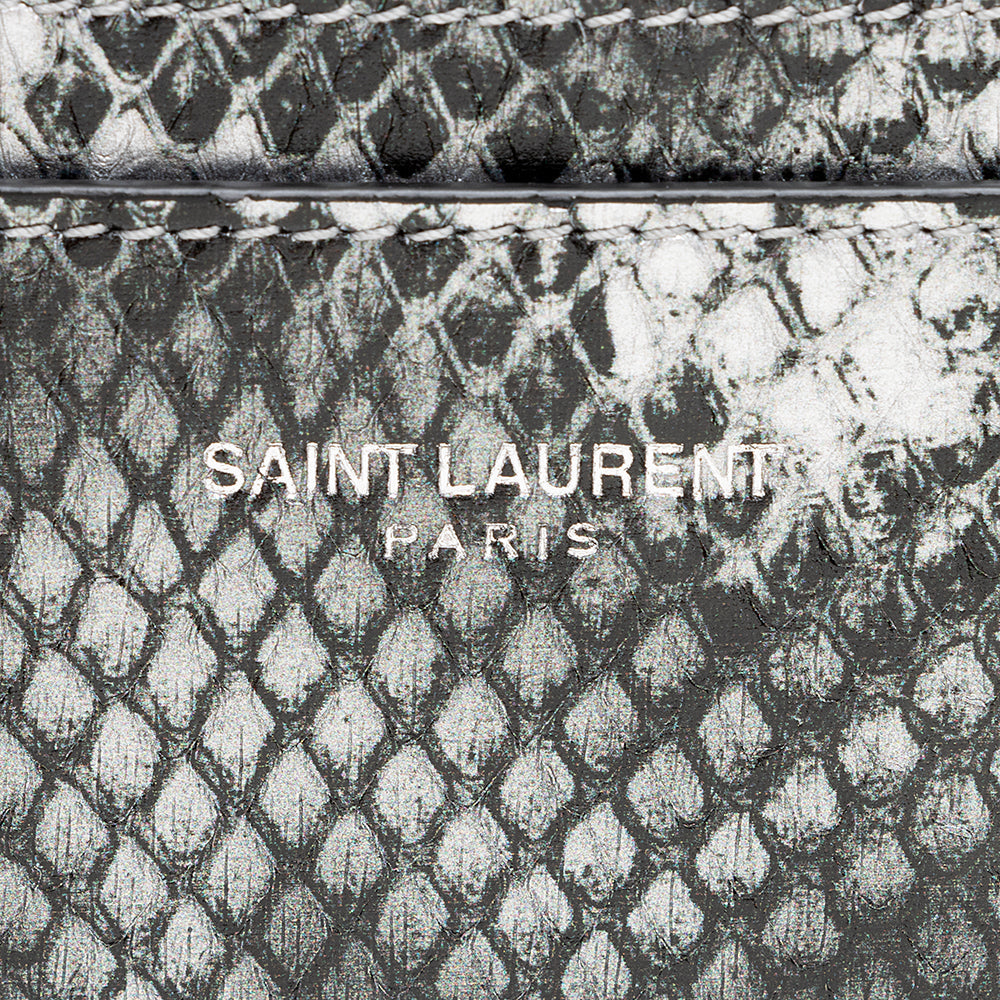 Saint Laurent Python Paris Card Case (SHF-19298)