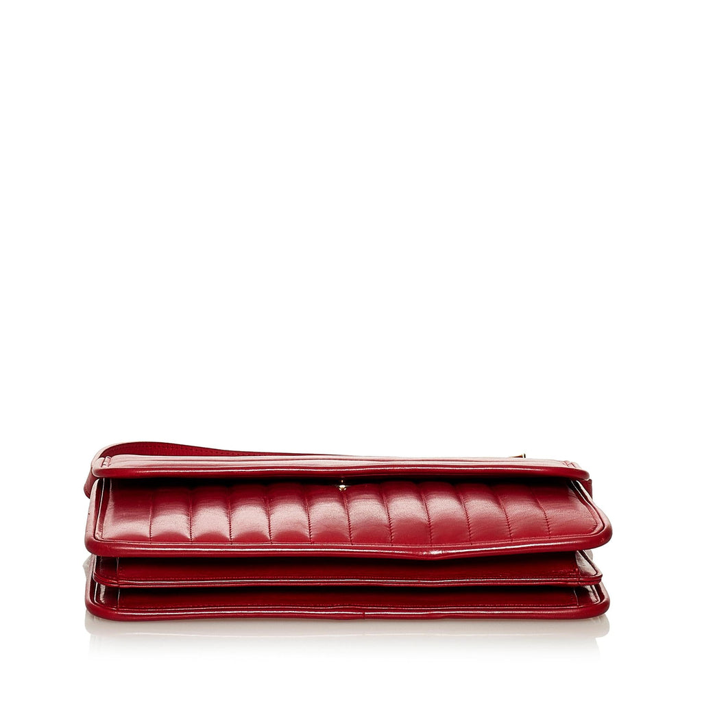 Saint Laurent Quilted Leather Crossbody Bag (SHG-29638)