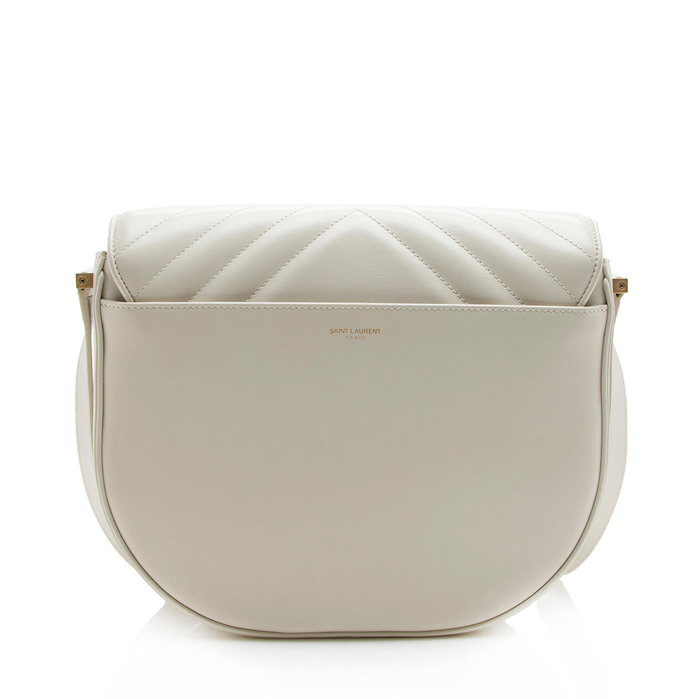 Saint Laurent Quilted Leather Joan Flap Shoulder Bag (SHF-11246)