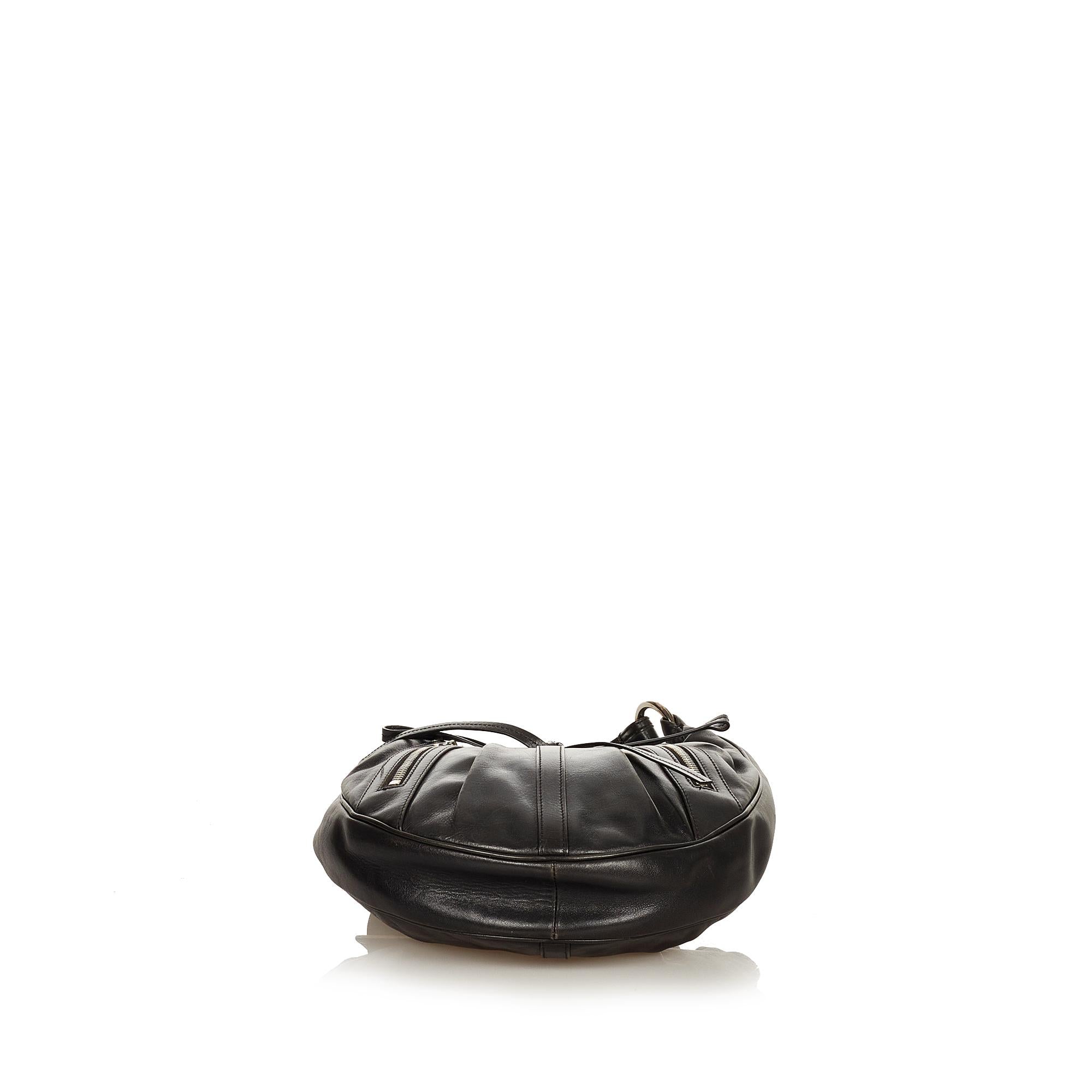 Saint Laurent Rive Gauche Classic Pleated Hobo (SHG-26354)