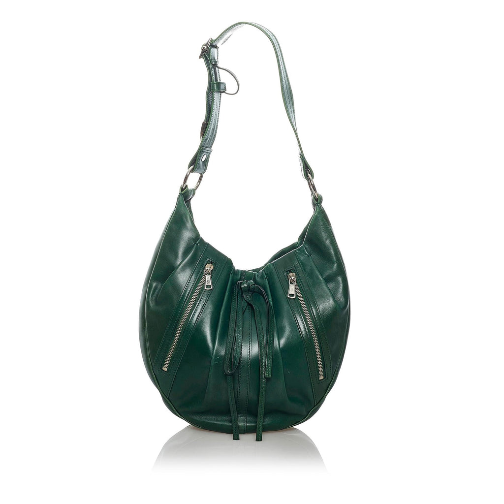 Saint Laurent Rive Gauche Leather Hobo Bag (SHG-29625)