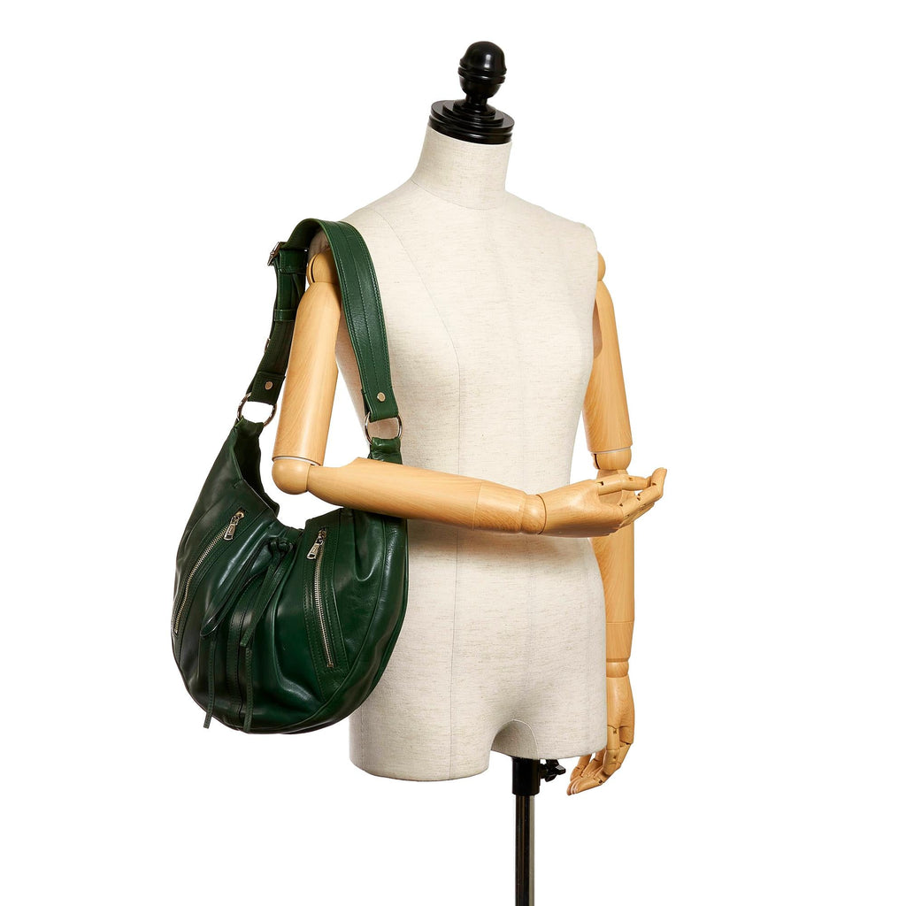 Saint Laurent Rive Gauche Leather Hobo Bag (SHG-29625)