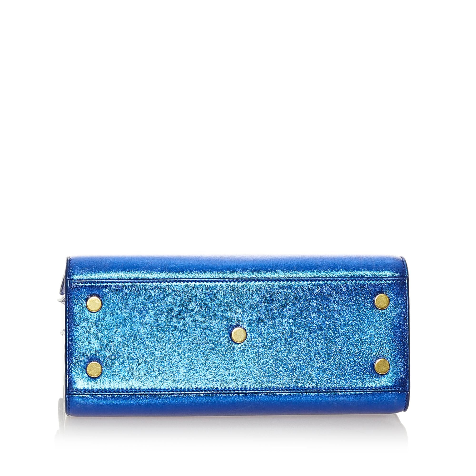 Saint Laurent Sac De Jour Leather Satchel (SHG-27966)