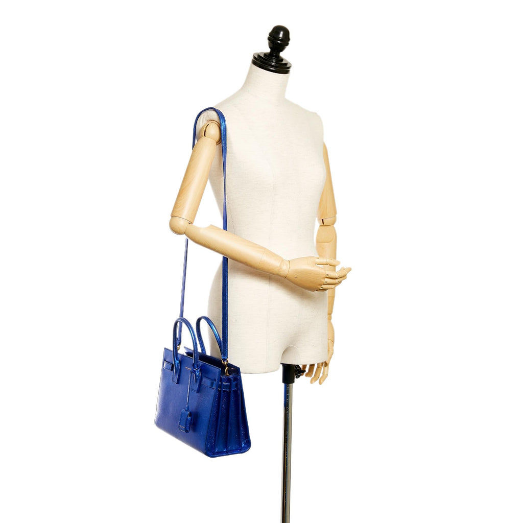 Saint Laurent Sac De Jour Leather Satchel (SHG-27966)