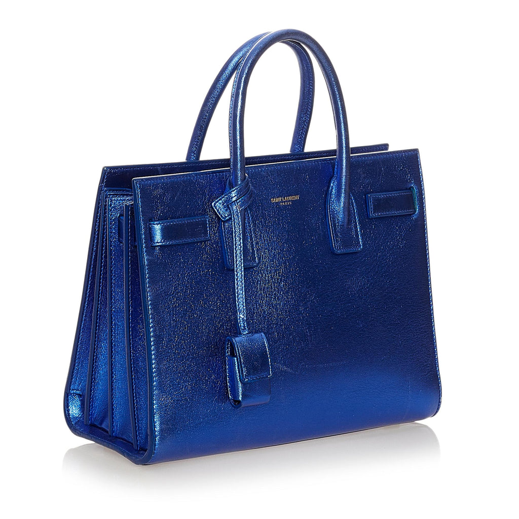 Saint Laurent Sac De Jour Leather Satchel (SHG-27966)
