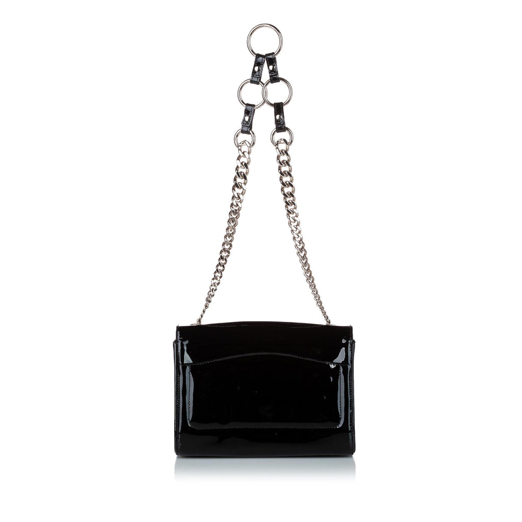 Saint Laurent Sac Le Sixieme Patent Leather Shoulder Bag (SHG-30749)