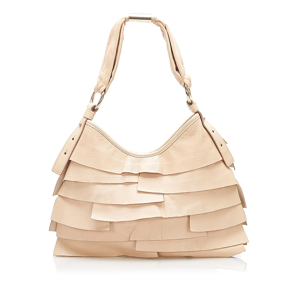 Saint Laurent Saint Tropez Leather Shoulder Bag (SHG-16873)