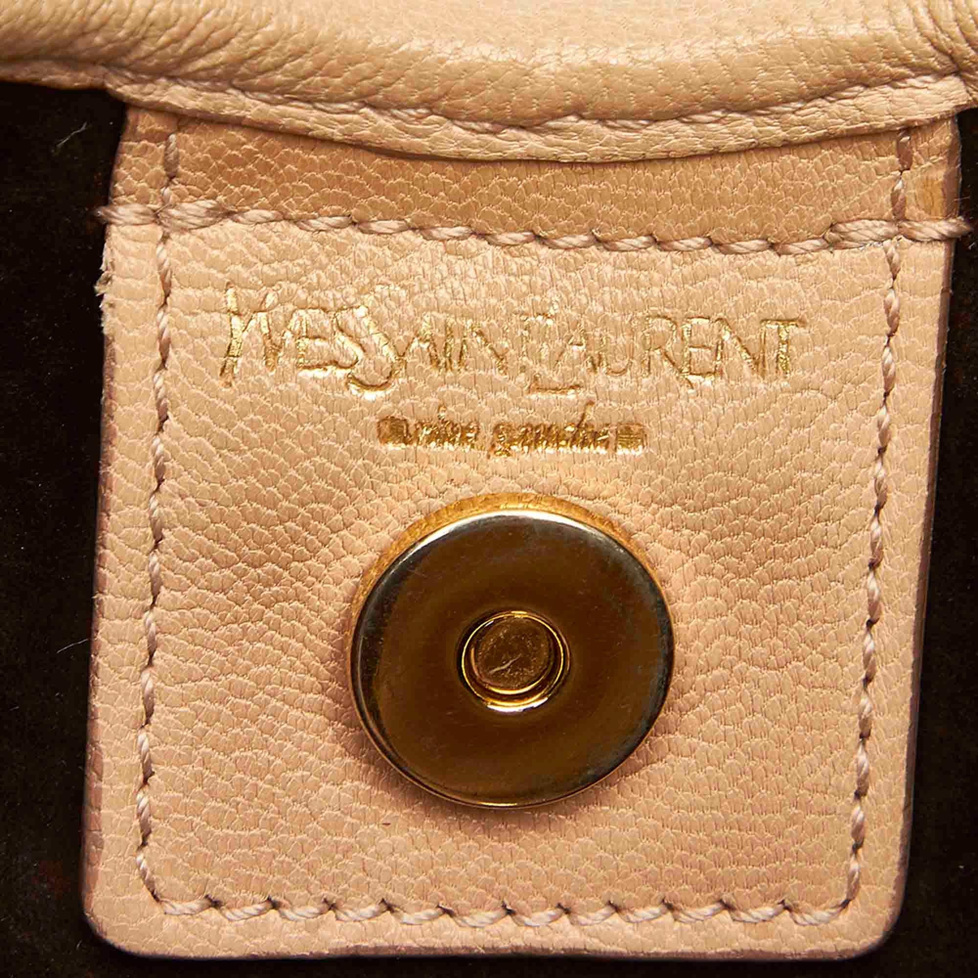 Saint Laurent Saint Tropez Leather Shoulder Bag (SHG-16873)