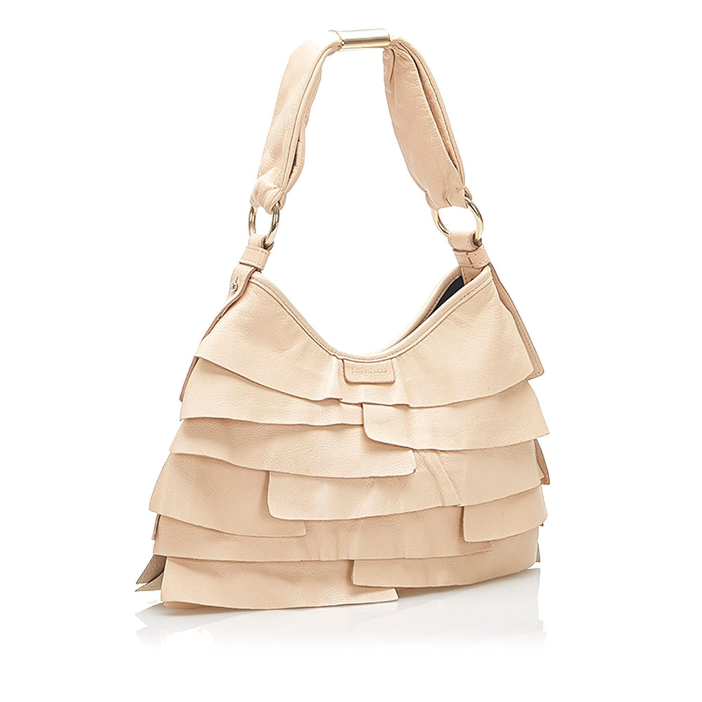 Saint Laurent Saint Tropez Leather Shoulder Bag (SHG-16873)