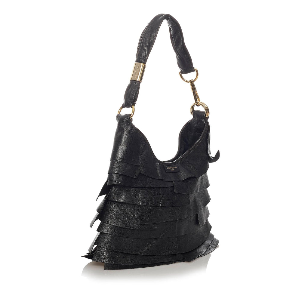 Saint Laurent Saint Tropez Leather Shoulder Bag (SHG-28267)
