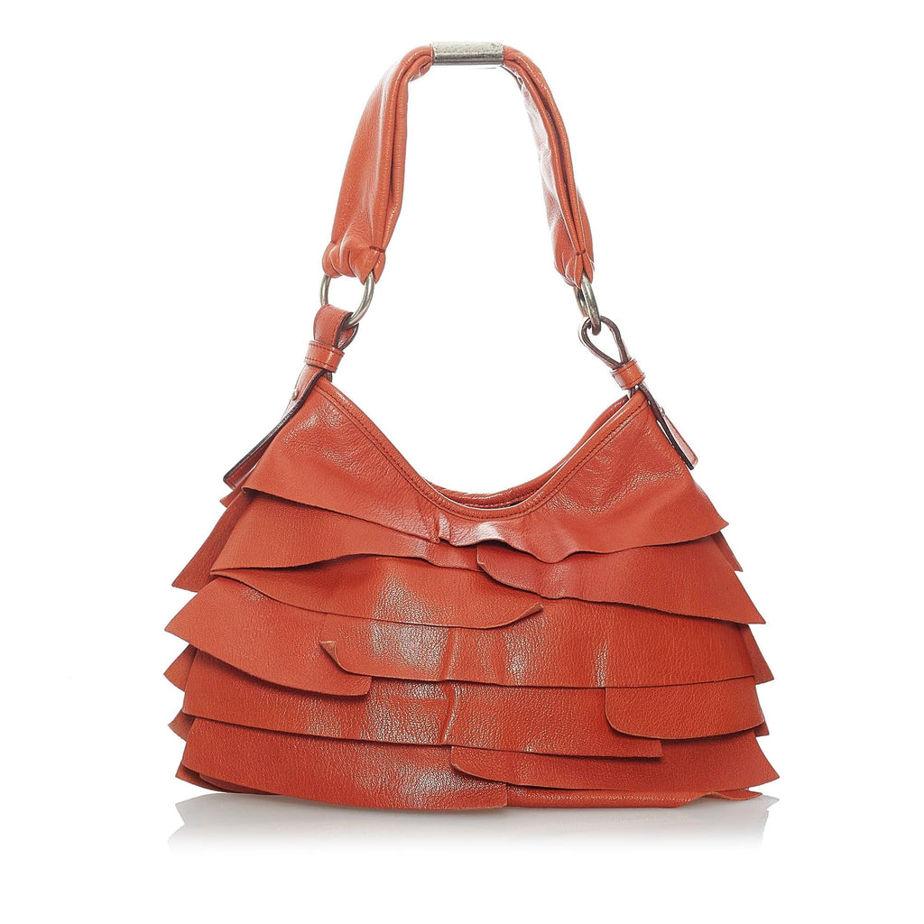 Saint Laurent Saint Tropez Leather Shoulder Bag (SHG-29792)