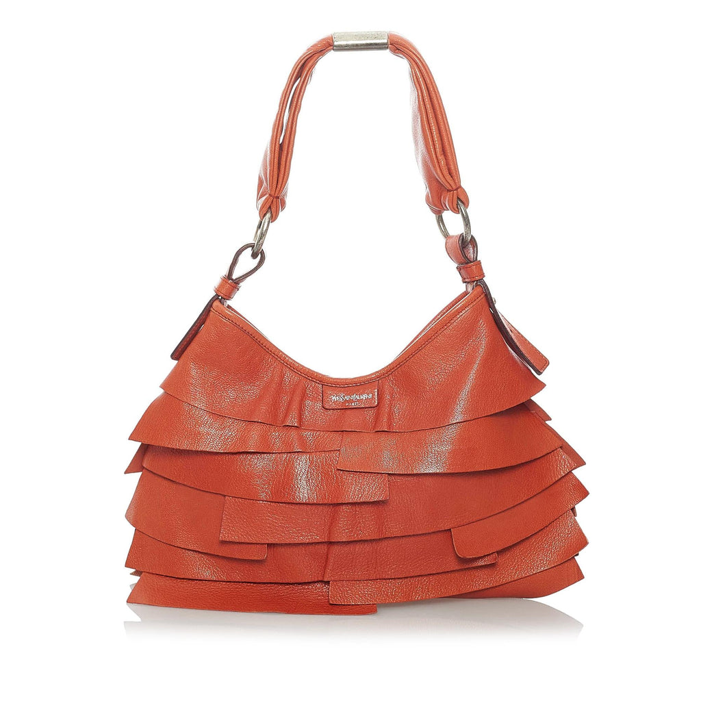 Saint Laurent Saint Tropez Leather Shoulder Bag (SHG-29792)
