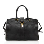 Saint Laurent Calfskin Classic Cabas Chyc Y Medium Tote - FINAL SALE (SHF-18423)