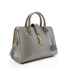 Saint Laurent Smooth Calfskin Baby Monogram Cabas Tote (SHF-15627)