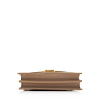 Saint Laurent Smooth Calfskin Monogram Cassandra Shoulder Bag (SHF-14588)