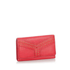 Saint Laurent Studded Leather Key Holder (SHG-26978)