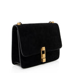 Saint Laurent Suede Le Carre Satchel - FINAL SALE (SHF-18712)
