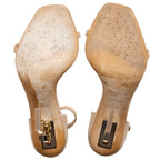 Saint Laurent Suede Opyum Sandals - Size 7.5 / 37.5 (SHF-18600)