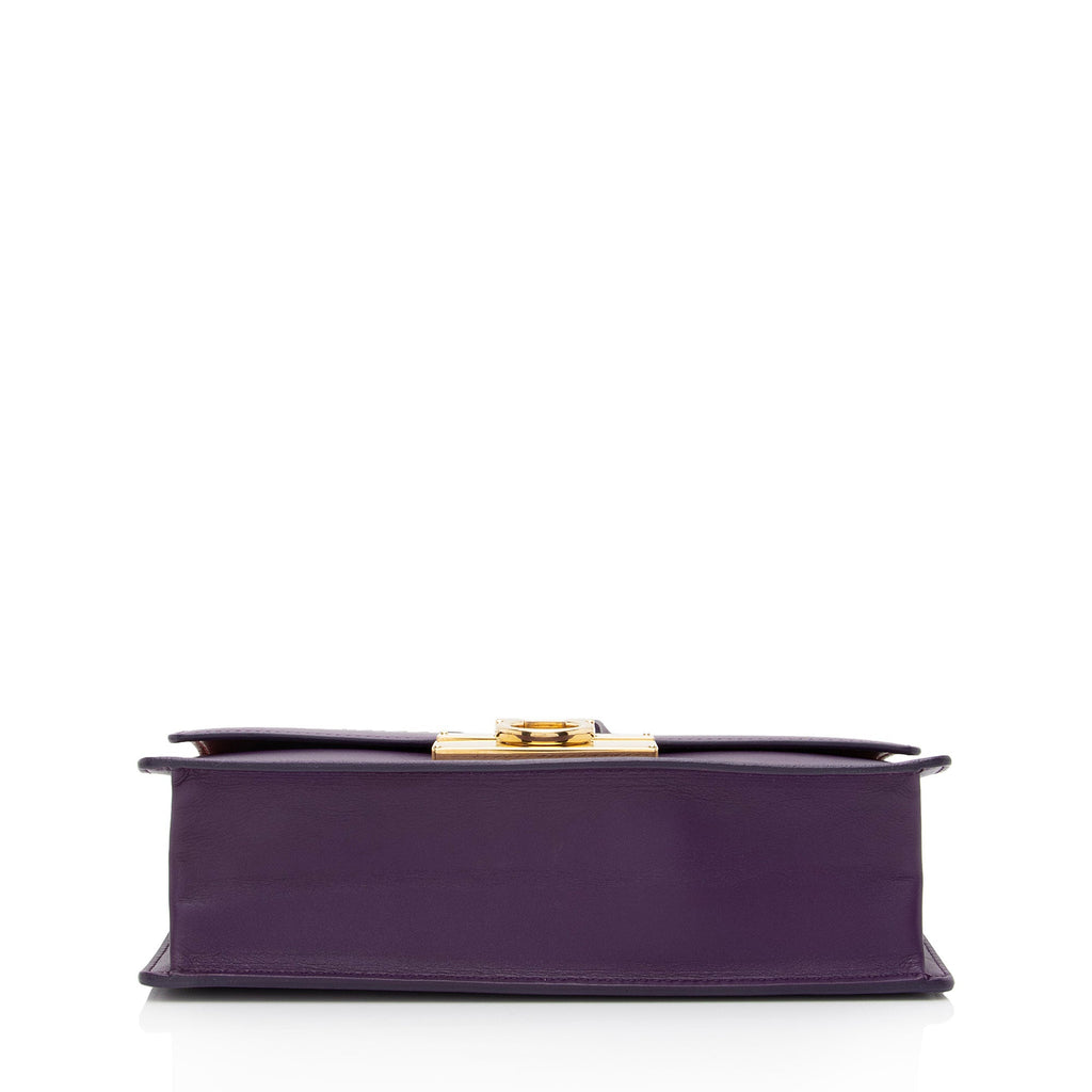 Salvatore Ferragamo Calfskin Aileen Shoulder Bag (SHF-DDDtxg)
