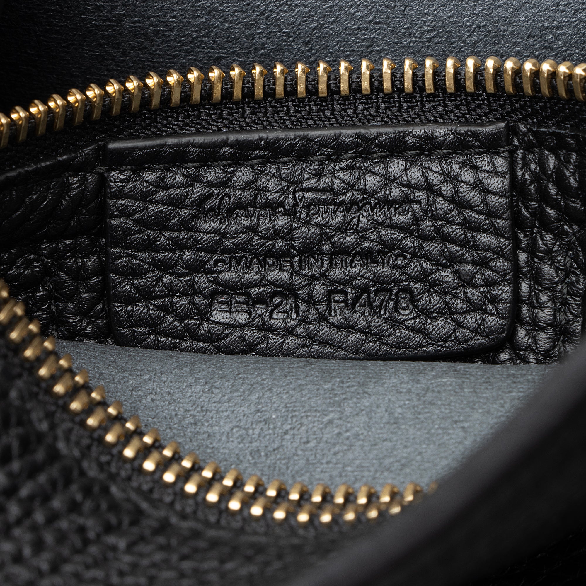 Salvatore Ferragamo Calfskin Amy Mini Tote (SHF-22524)