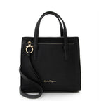 Salvatore Ferragamo Calfskin Amy Mini Tote (SHF-22524)