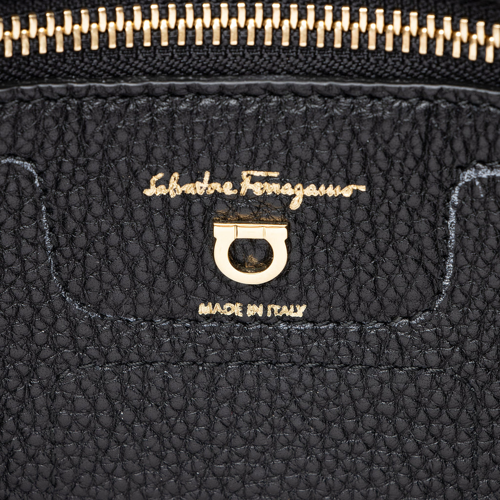 Salvatore Ferragamo Calfskin Amy Mini Tote (SHF-22524)
