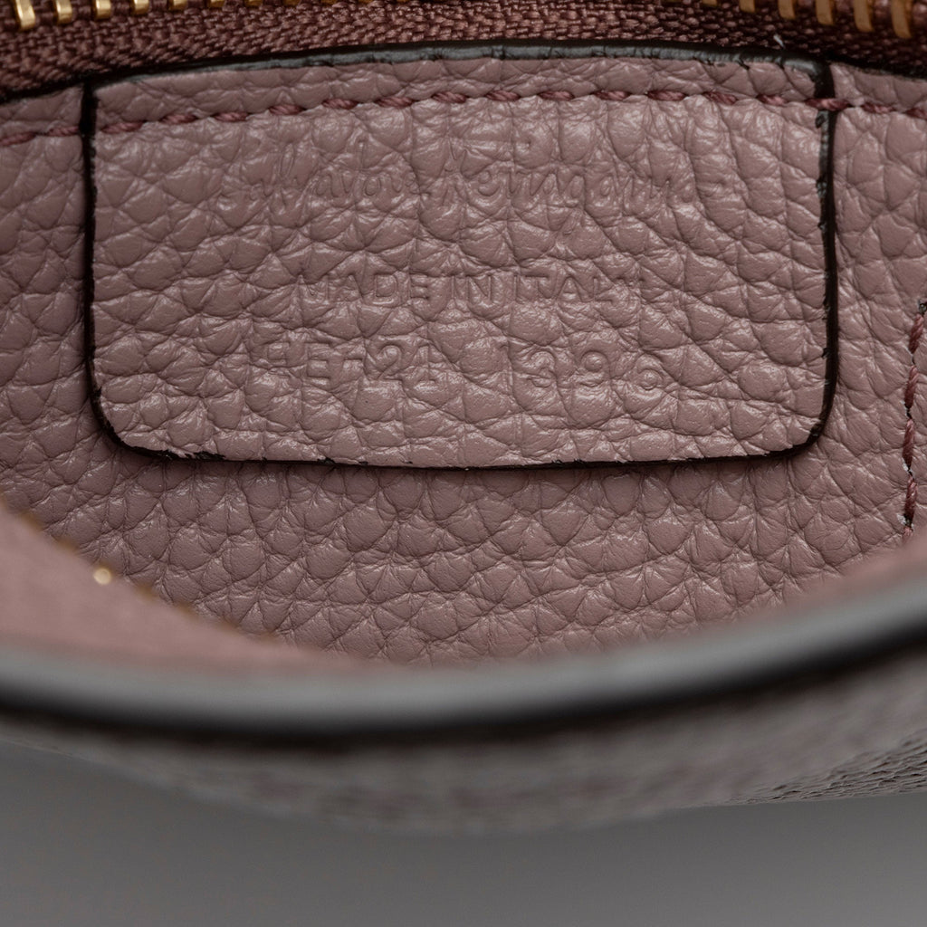 Salvatore Ferragamo Calfskin Amy Mini Tote (SHF-Hzm7kO)