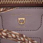 Salvatore Ferragamo Calfskin Amy Mini Tote (SHF-Hzm7kO)