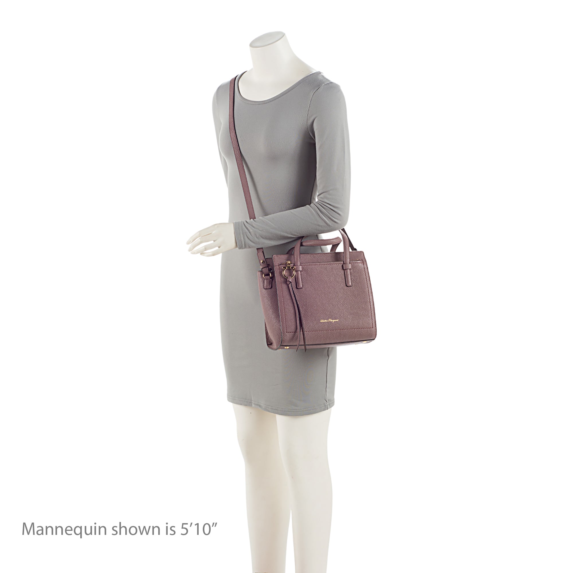 Salvatore Ferragamo Calfskin Amy Mini Tote (SHF-Hzm7kO)