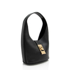 Ferragamo Calfskin Archivo Gancio Medium Hobo