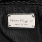Salvatore Ferragamo Calfskin Ganchini Jules Satchel (SHF-BEZLds)