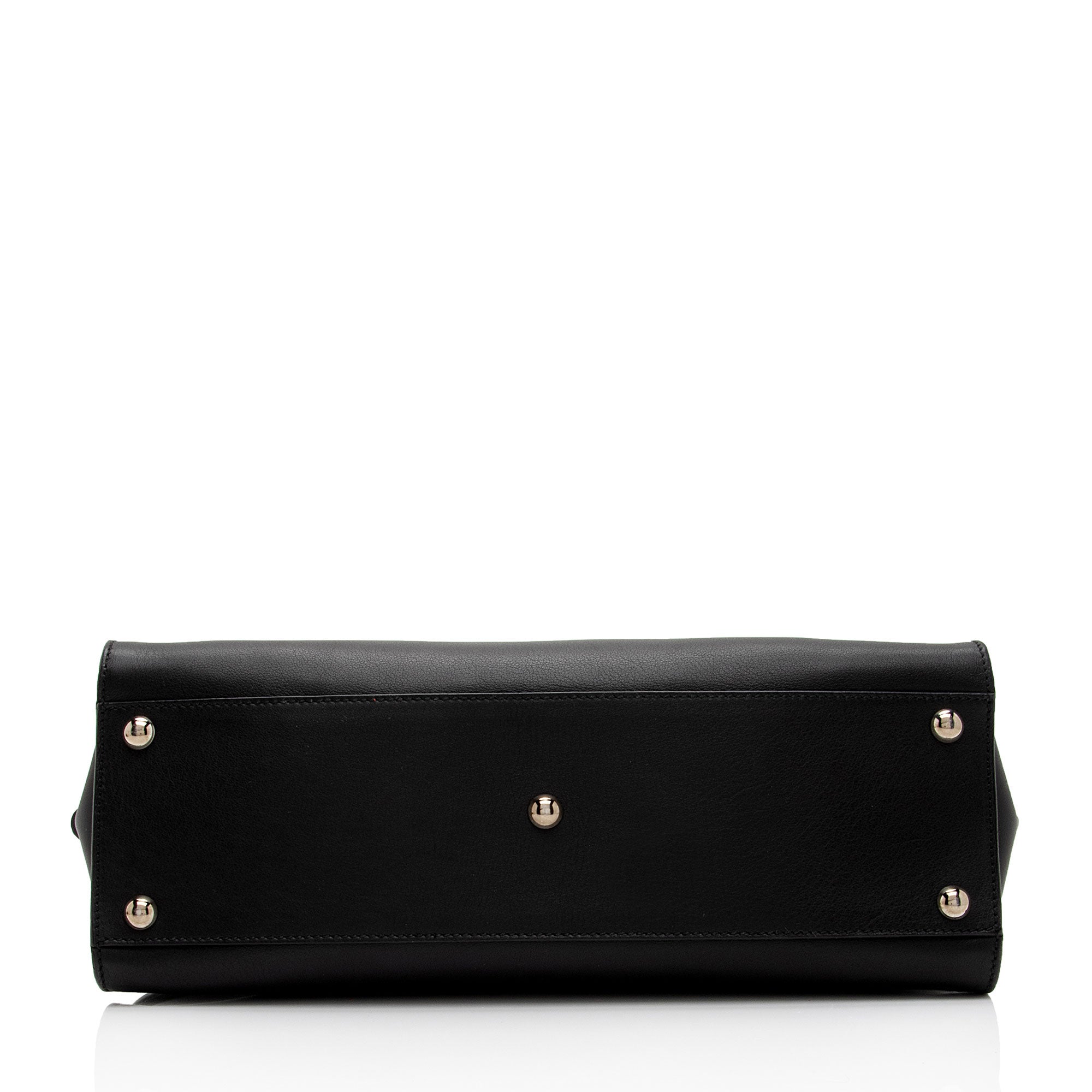 Salvatore Ferragamo Calfskin Ganchini Jules Satchel (SHF-5PXr2S)