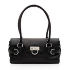 Salvatore Ferragamo Calfskin Ganchini Jules Satchel (SHF-5PXr2S)