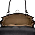 Salvatore Ferragamo Calfskin Ganchini Jules Satchel (SHF-5PXr2S)