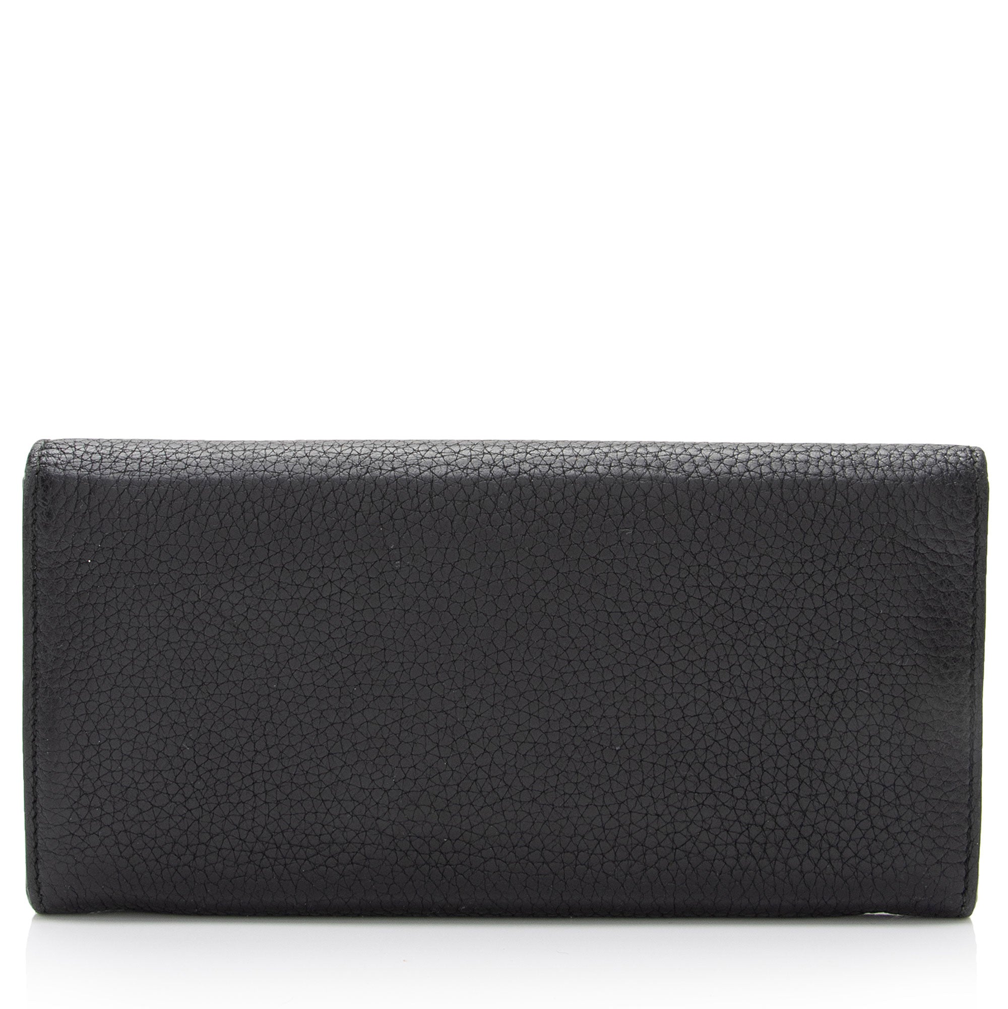 Salvatore Ferragamo Calfskin Gancini Continental Wallet (SHF-raZTbM)