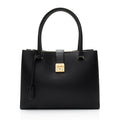 Salvatore Ferragamo Calfskin Gancini Lock Marlene Medium Tote (SHF-UREkYB)